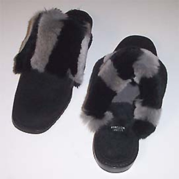 Stuart Weitzman black Furgetit rabbit fur slide 7 - Picture 3 of 6